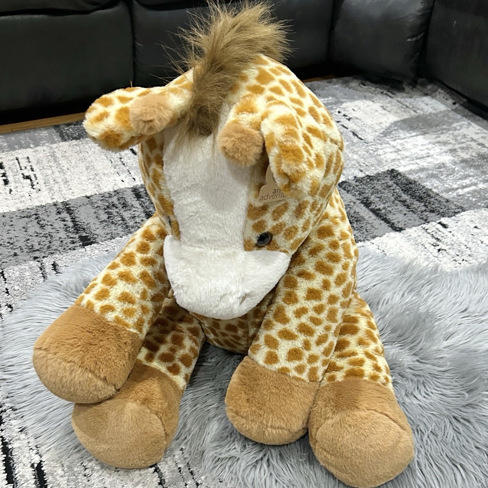 Animal Adventure Jumbo Giraffe Stuffed Animal Target Exclusive Plush 21" NWT